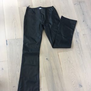 Leather like pants